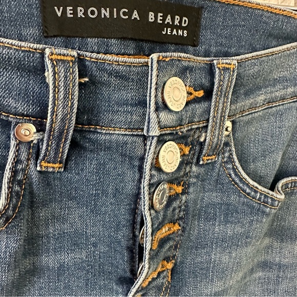 Veronica Beard Debbie High Rise Skinny Jeans size 24/00 - Picture 4 of 10